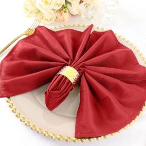 Elegant Red Napkin
